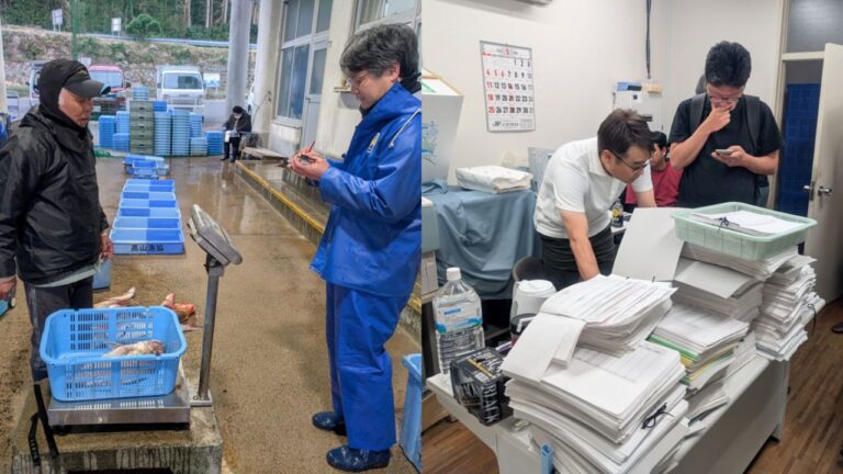 高山漁協様でOCRシステムの実証実験