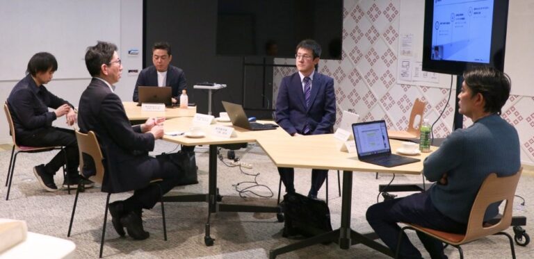 鹿児島市長との座談会に出席